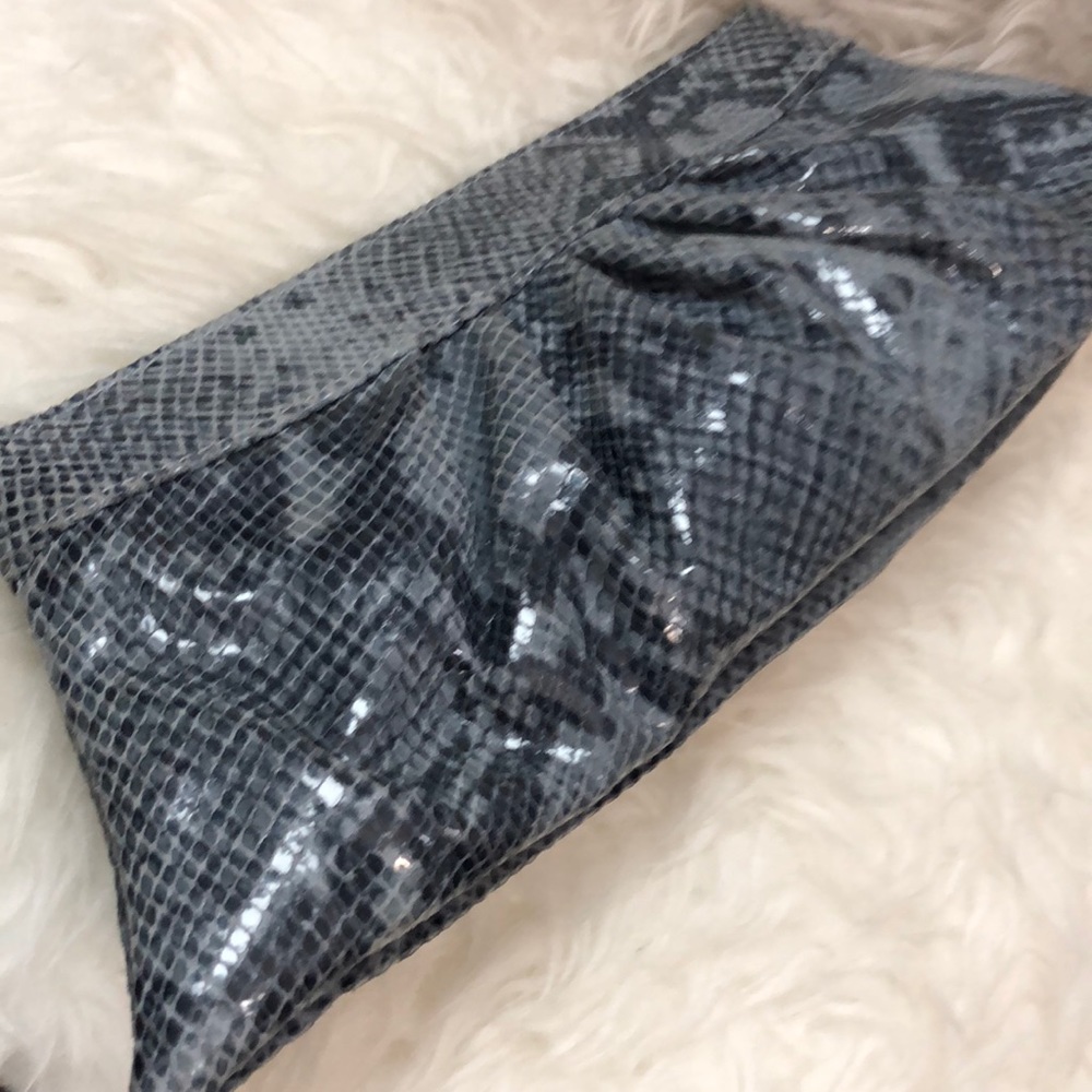 Lauren Merkin Leather Clutch Bag - Picture 4 of 8